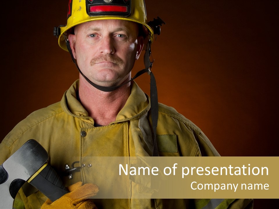 Gear Fireproof Professional PowerPoint Template