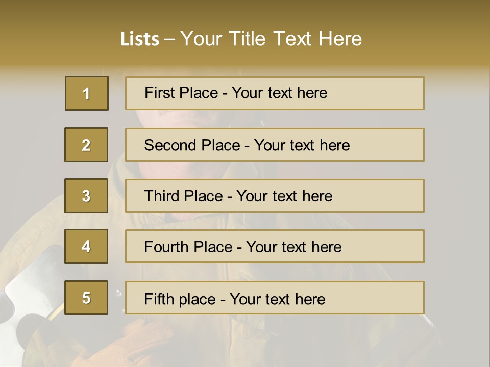 Gear Fireproof Professional PowerPoint Template
