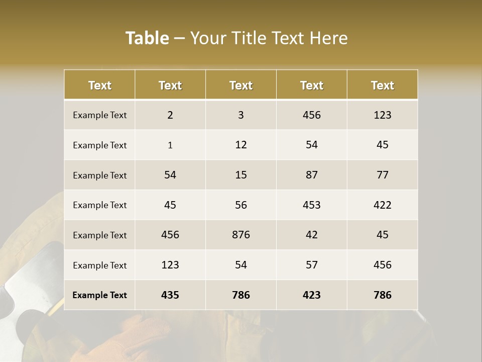 Gear Fireproof Professional PowerPoint Template