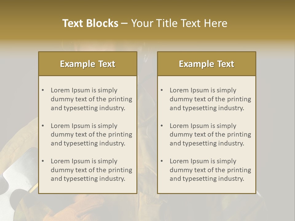Gear Fireproof Professional PowerPoint Template