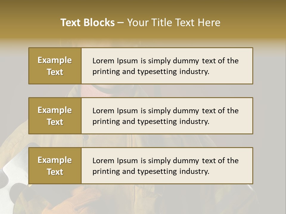Gear Fireproof Professional PowerPoint Template