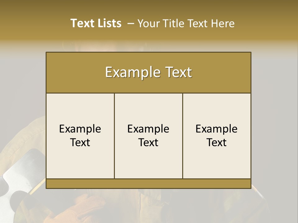 Gear Fireproof Professional PowerPoint Template
