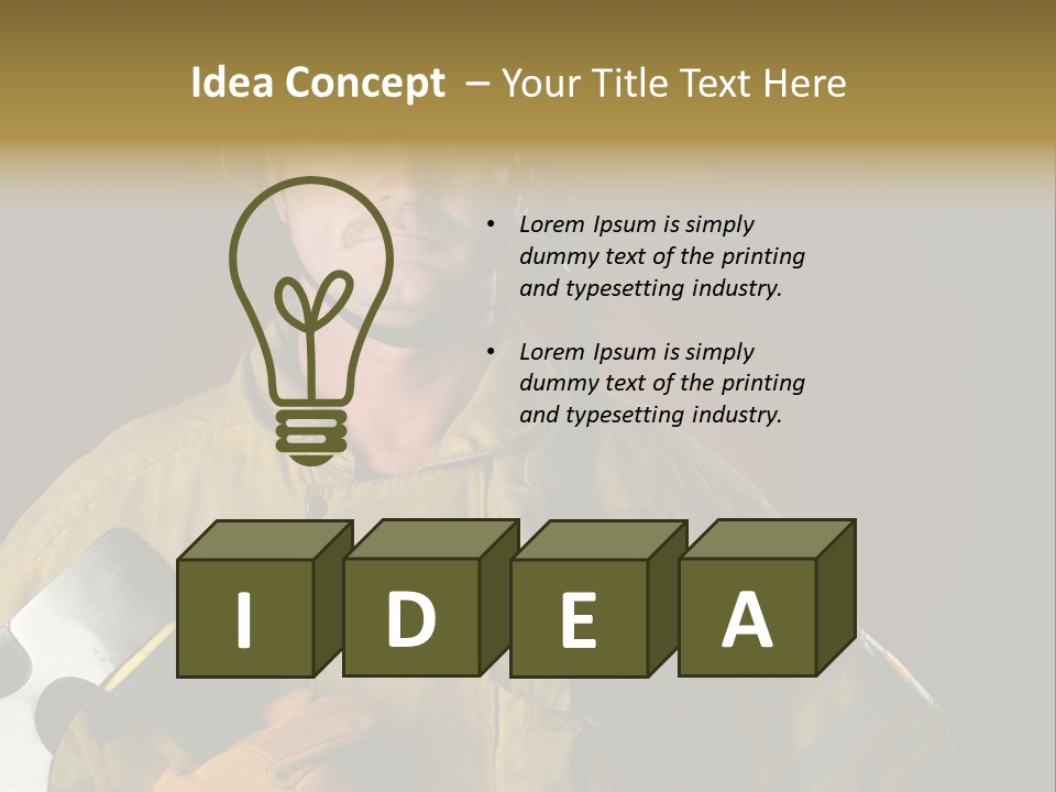 Gear Fireproof Professional PowerPoint Template