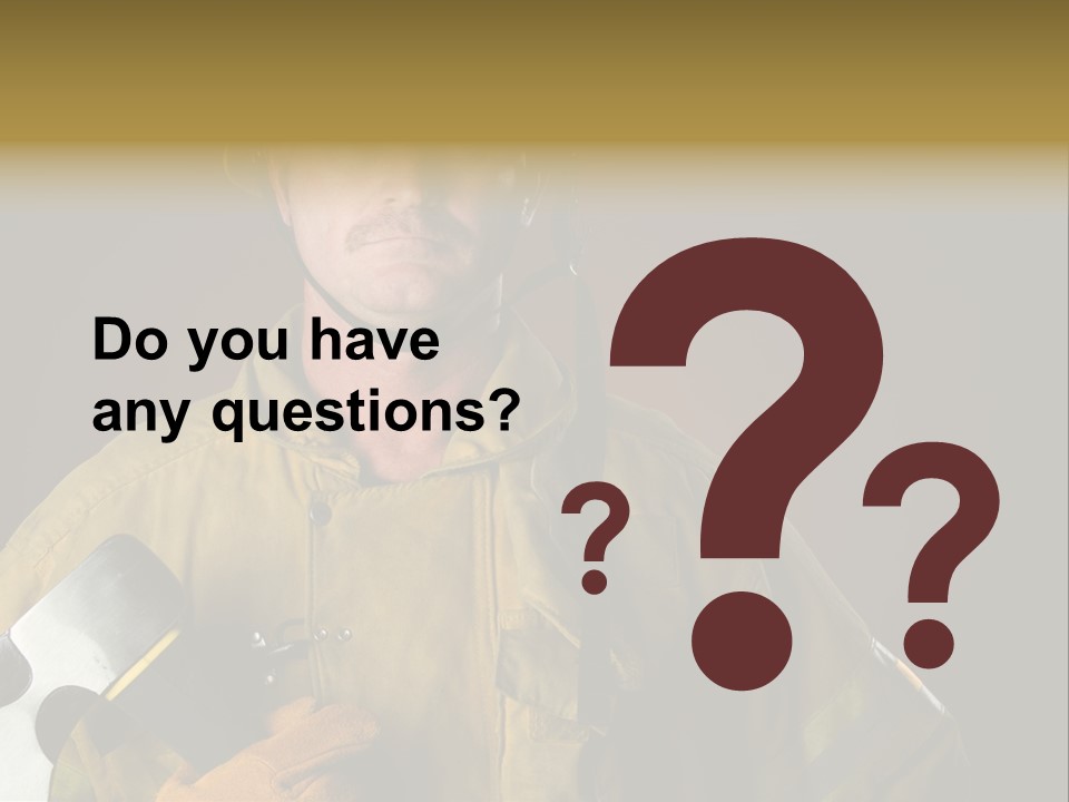 Gear Fireproof Professional PowerPoint Template