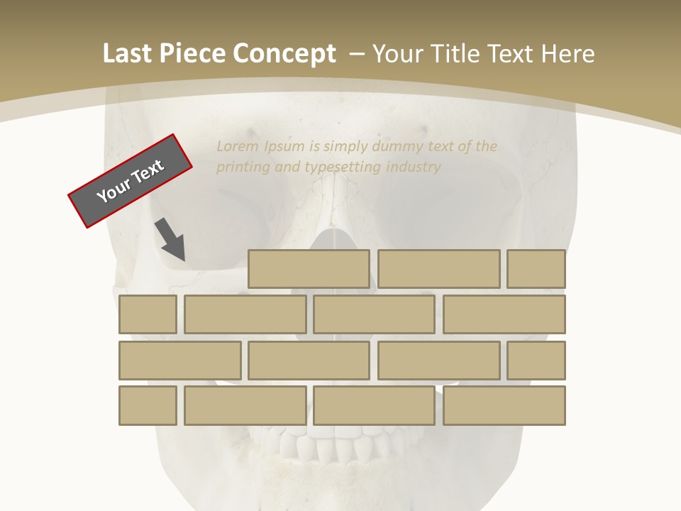 Curtain Messy Empty PowerPoint Template