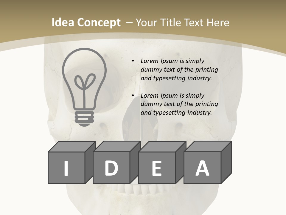 Curtain Messy Empty PowerPoint Template