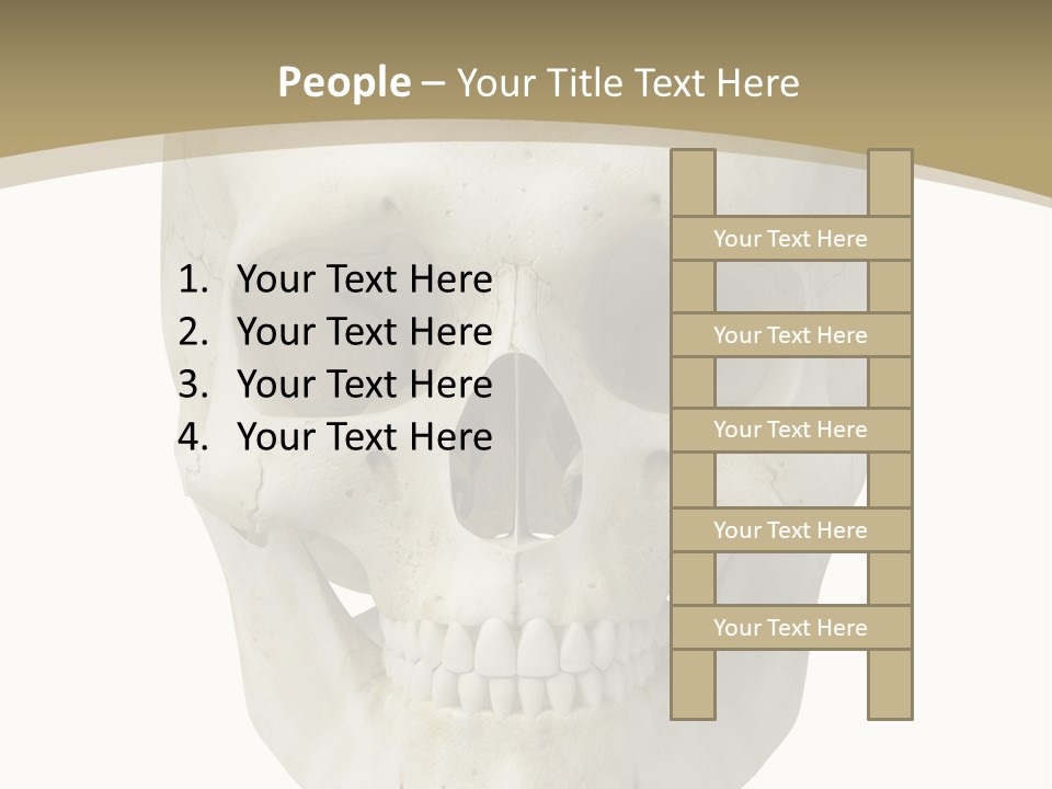 Curtain Messy Empty PowerPoint Template