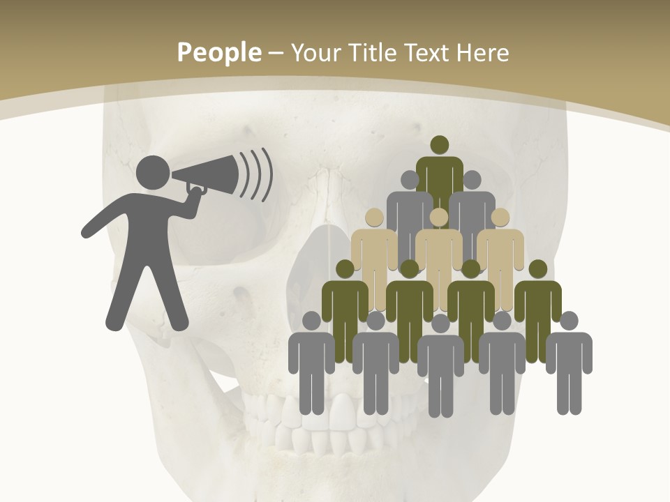 Curtain Messy Empty PowerPoint Template