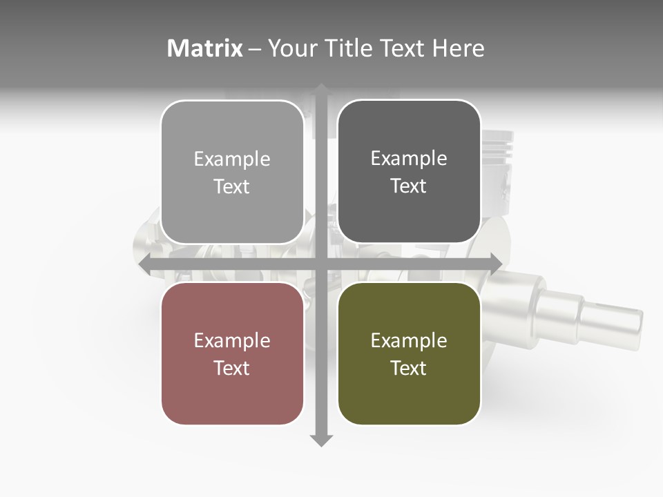 Cylinder Isolated Car PowerPoint Template