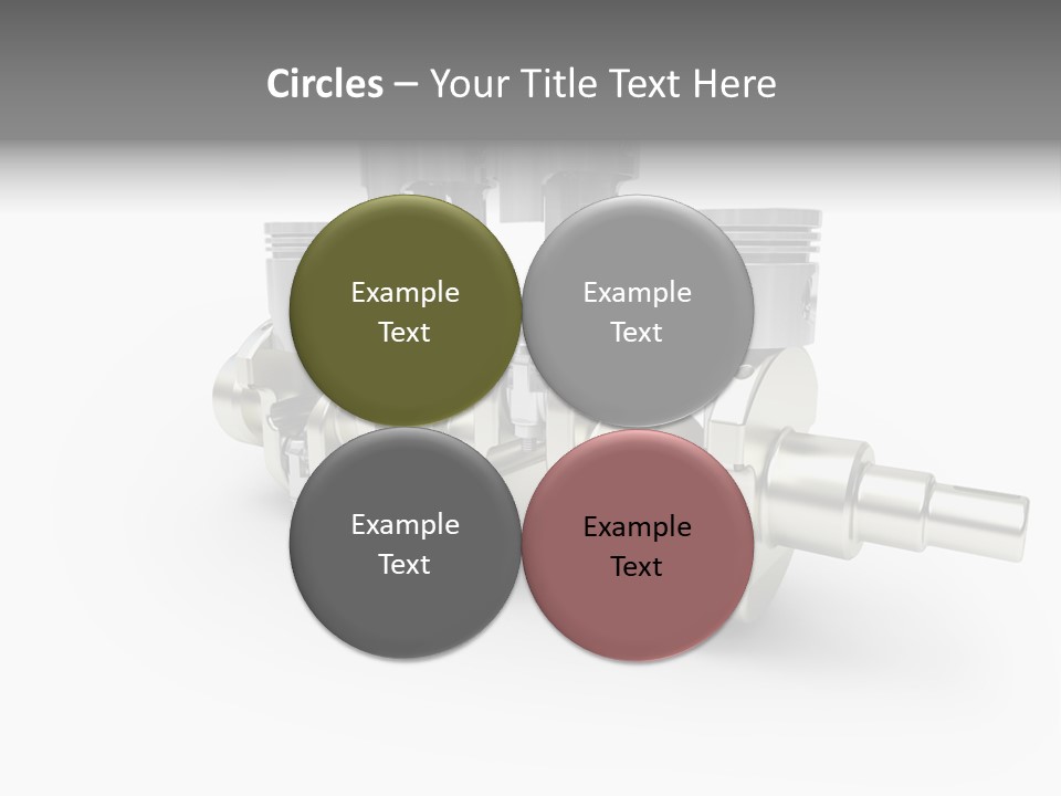 Cylinder Isolated Car PowerPoint Template
