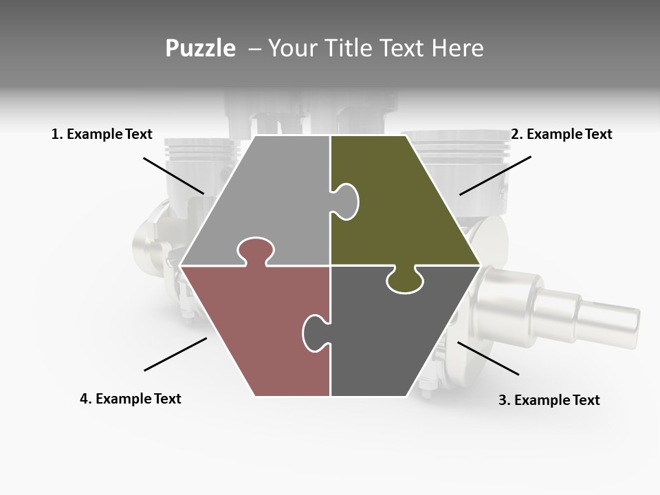 Cylinder Isolated Car PowerPoint Template