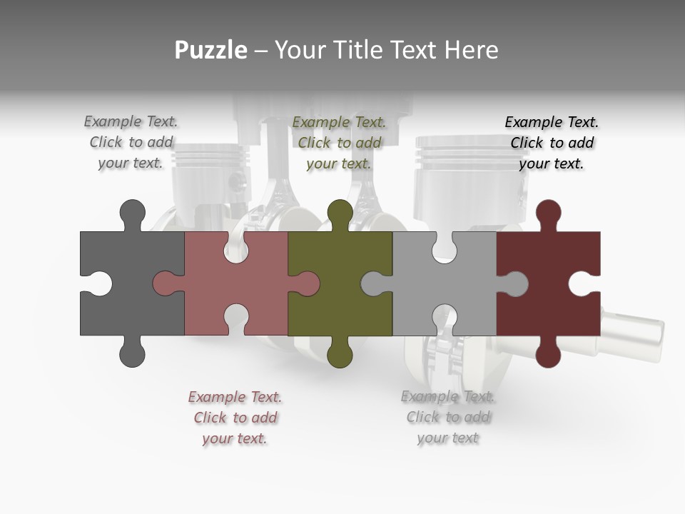 Cylinder Isolated Car PowerPoint Template