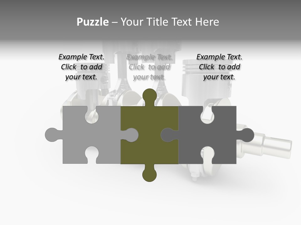 Cylinder Isolated Car PowerPoint Template