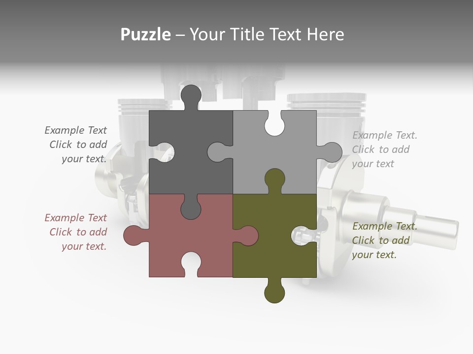 Cylinder Isolated Car PowerPoint Template