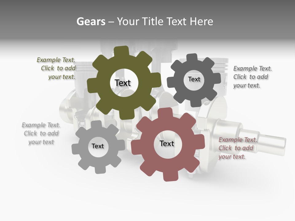 Cylinder Isolated Car PowerPoint Template