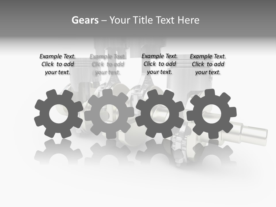 Cylinder Isolated Car PowerPoint Template