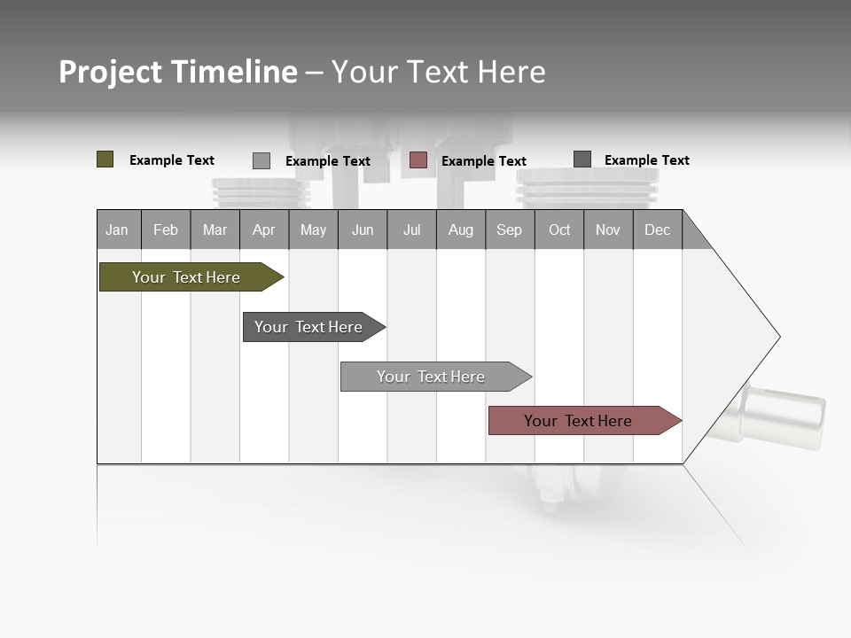 Cylinder Isolated Car PowerPoint Template