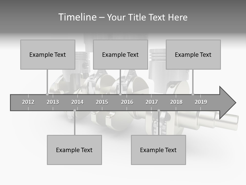 Cylinder Isolated Car PowerPoint Template