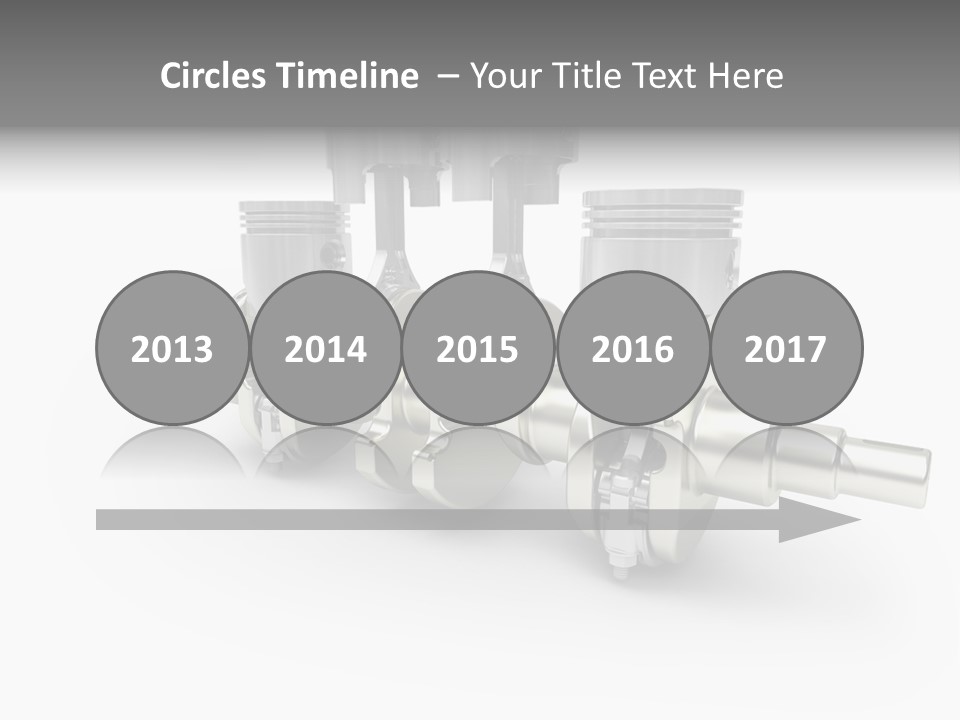 Cylinder Isolated Car PowerPoint Template