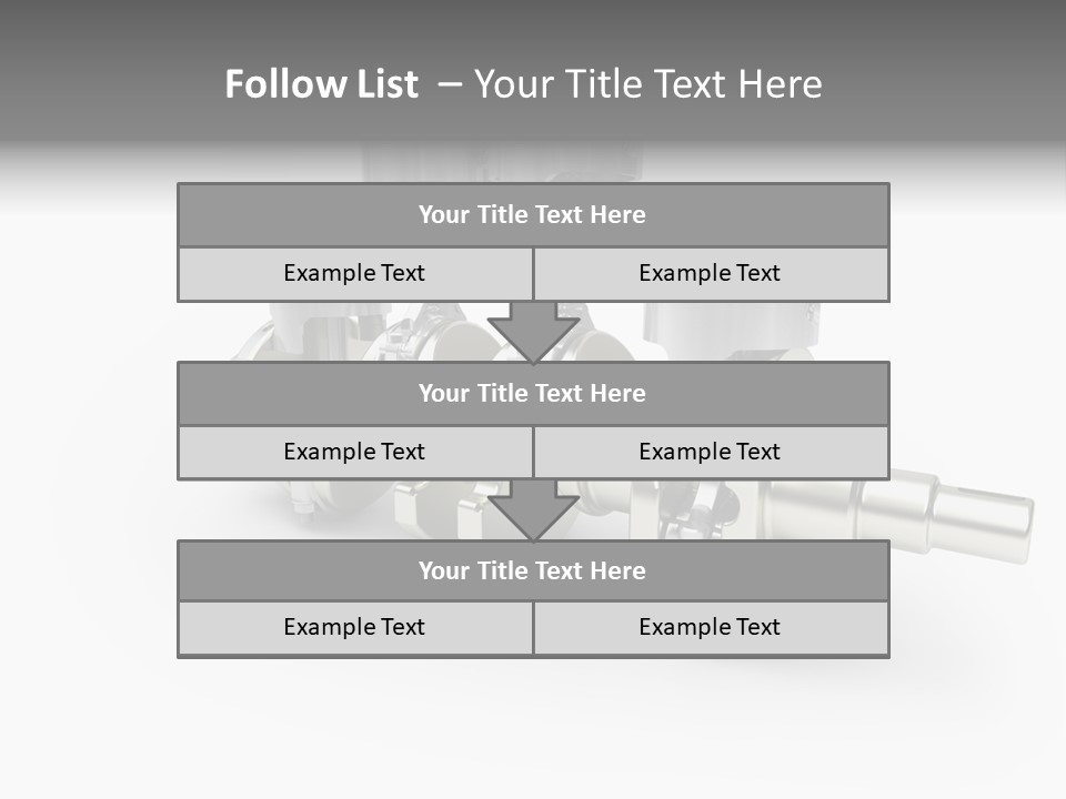 Cylinder Isolated Car PowerPoint Template