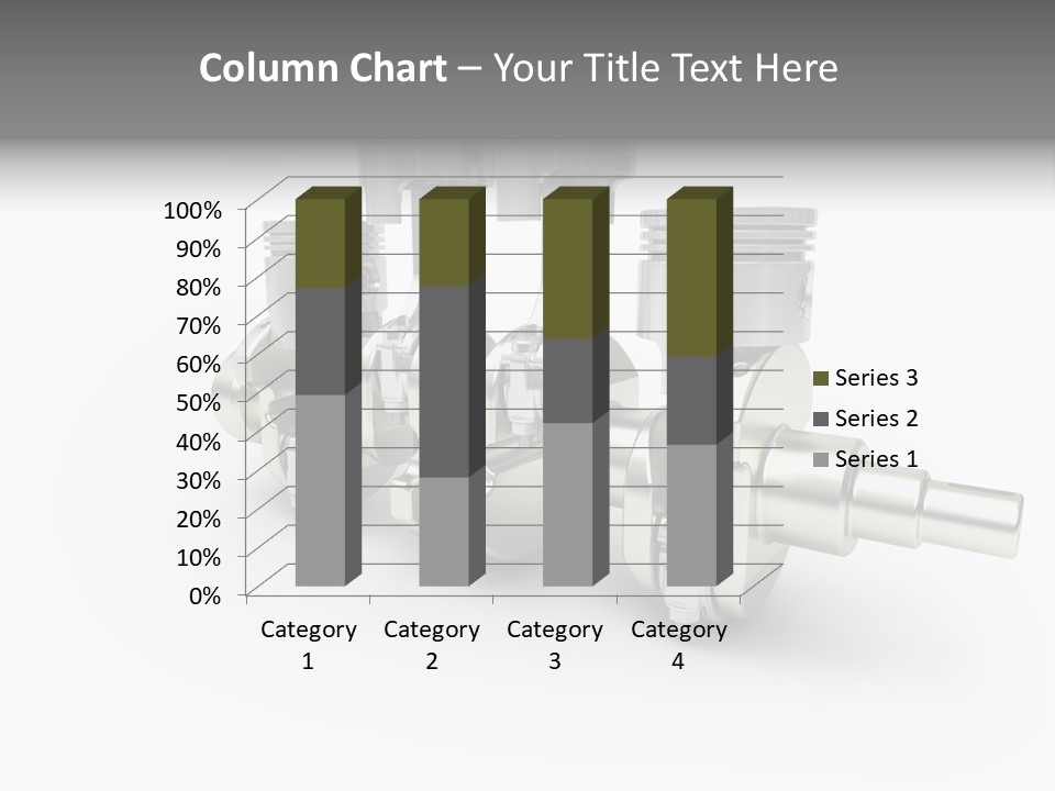 Cylinder Isolated Car PowerPoint Template