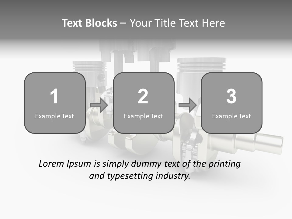 Cylinder Isolated Car PowerPoint Template