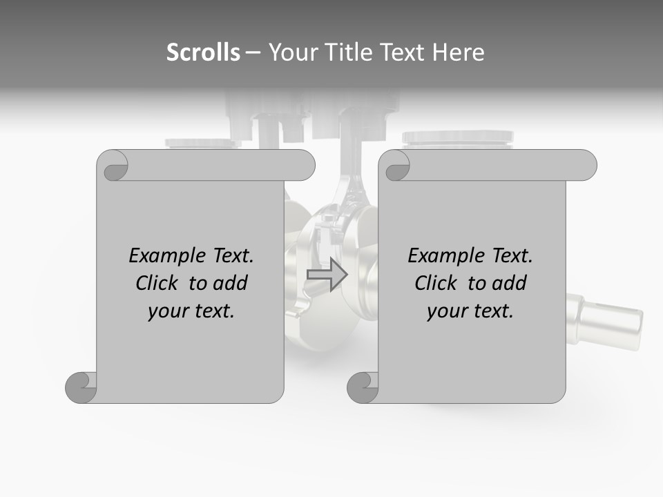 Cylinder Isolated Car PowerPoint Template