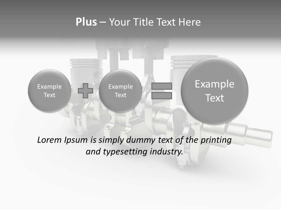 Cylinder Isolated Car PowerPoint Template