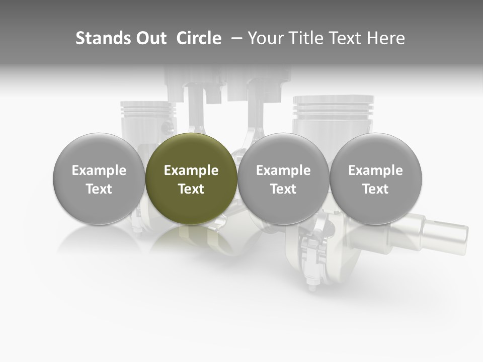 Cylinder Isolated Car PowerPoint Template