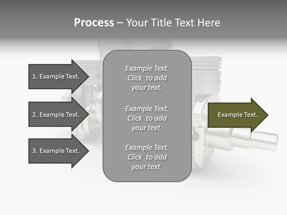 Cylinder Isolated Car PowerPoint Template