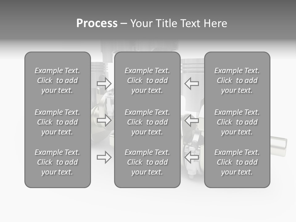 Cylinder Isolated Car PowerPoint Template