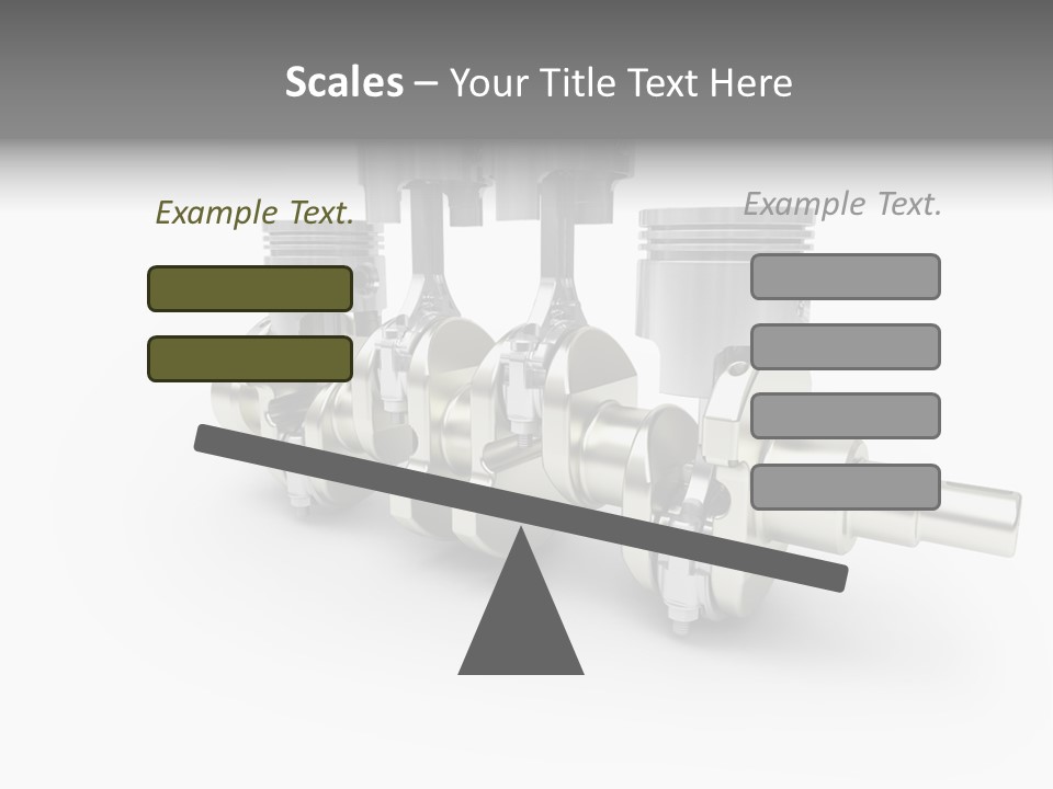 Cylinder Isolated Car PowerPoint Template