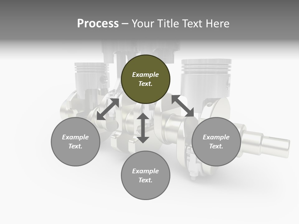 Cylinder Isolated Car PowerPoint Template