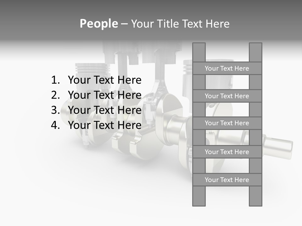 Cylinder Isolated Car PowerPoint Template