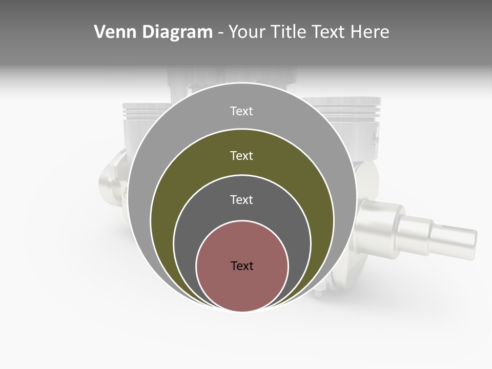 Cylinder Isolated Car PowerPoint Template