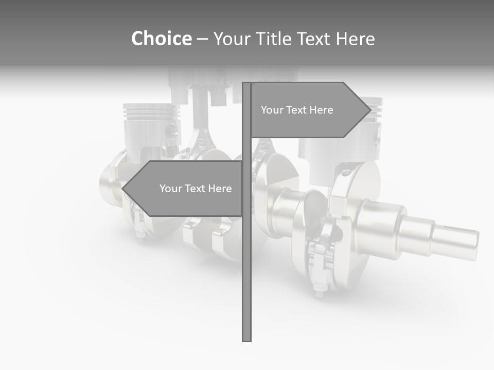 Cylinder Isolated Car PowerPoint Template