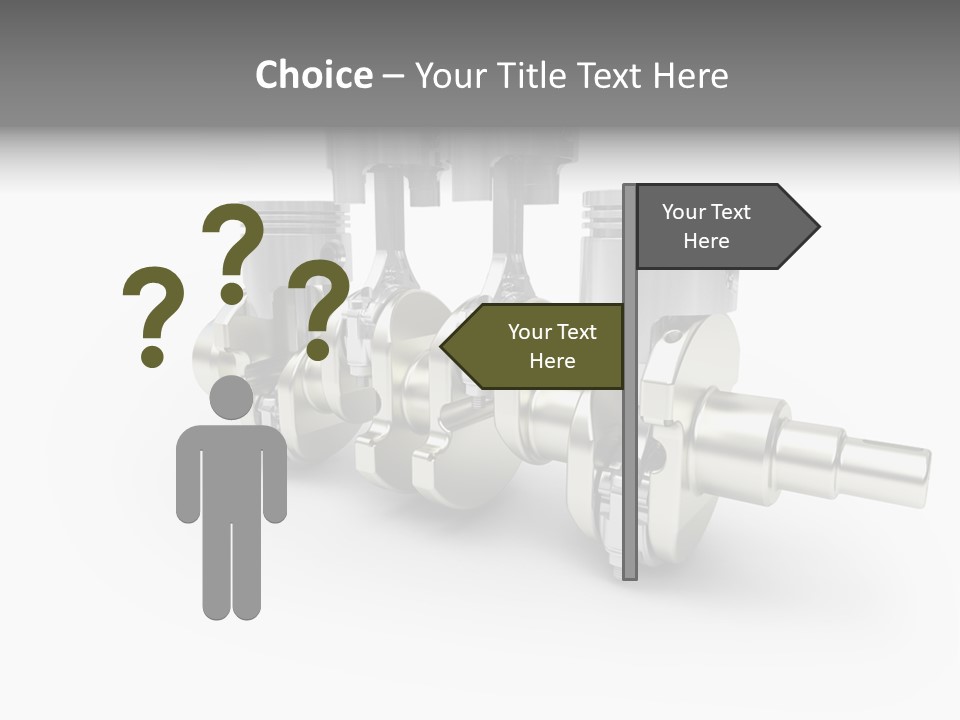 Cylinder Isolated Car PowerPoint Template