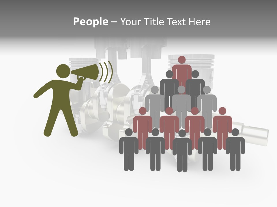 Cylinder Isolated Car PowerPoint Template