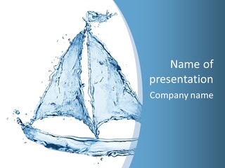 Wet Wave Drop PowerPoint Template