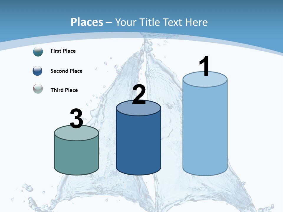 Wet Wave Drop PowerPoint Template