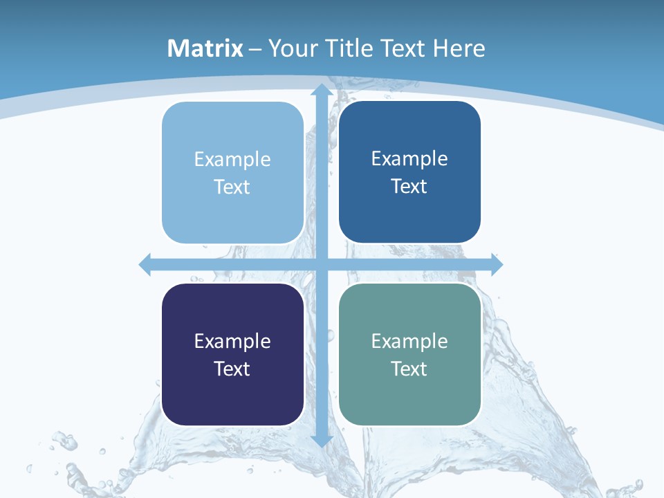 Wet Wave Drop PowerPoint Template