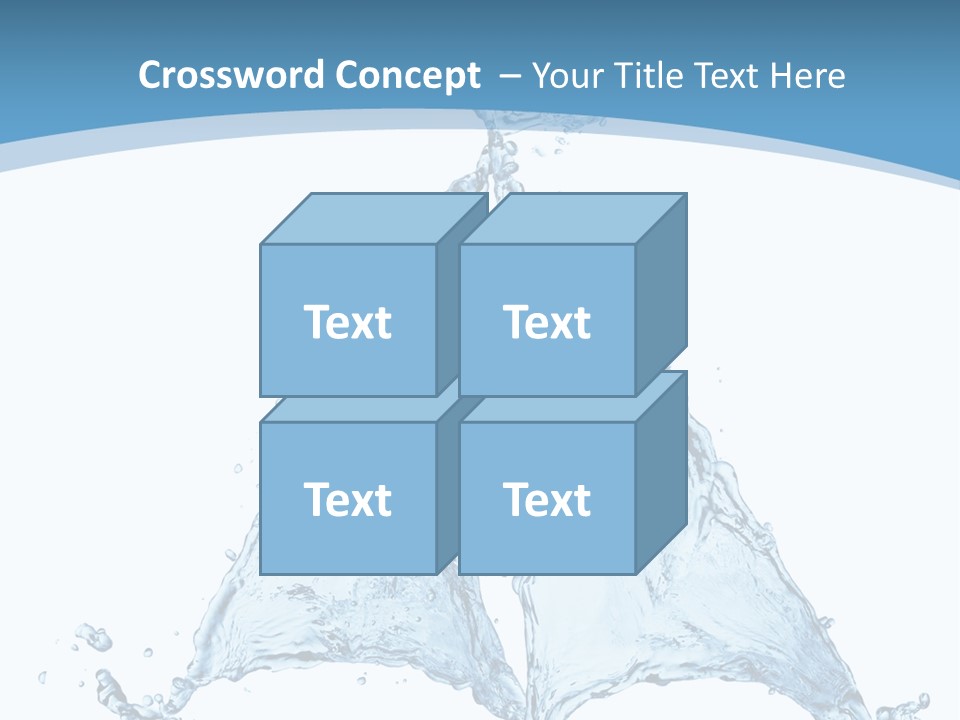 Wet Wave Drop PowerPoint Template