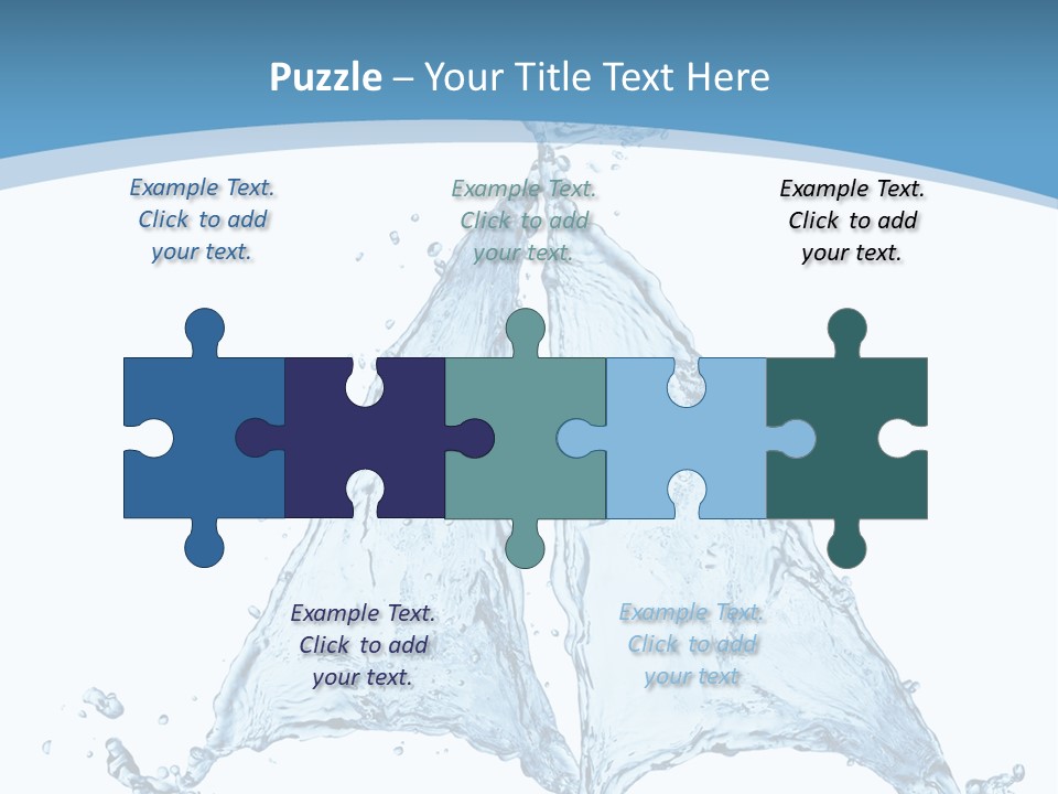 Wet Wave Drop PowerPoint Template