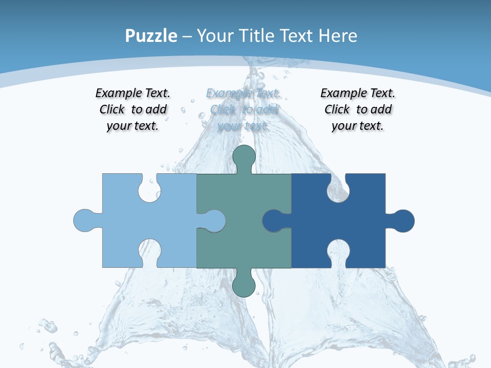 Wet Wave Drop PowerPoint Template