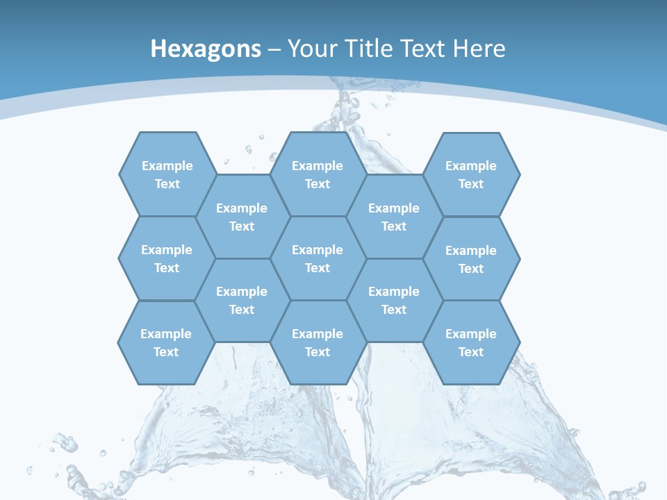 Wet Wave Drop PowerPoint Template