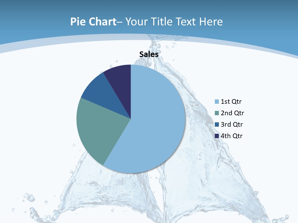 Wet Wave Drop PowerPoint Template