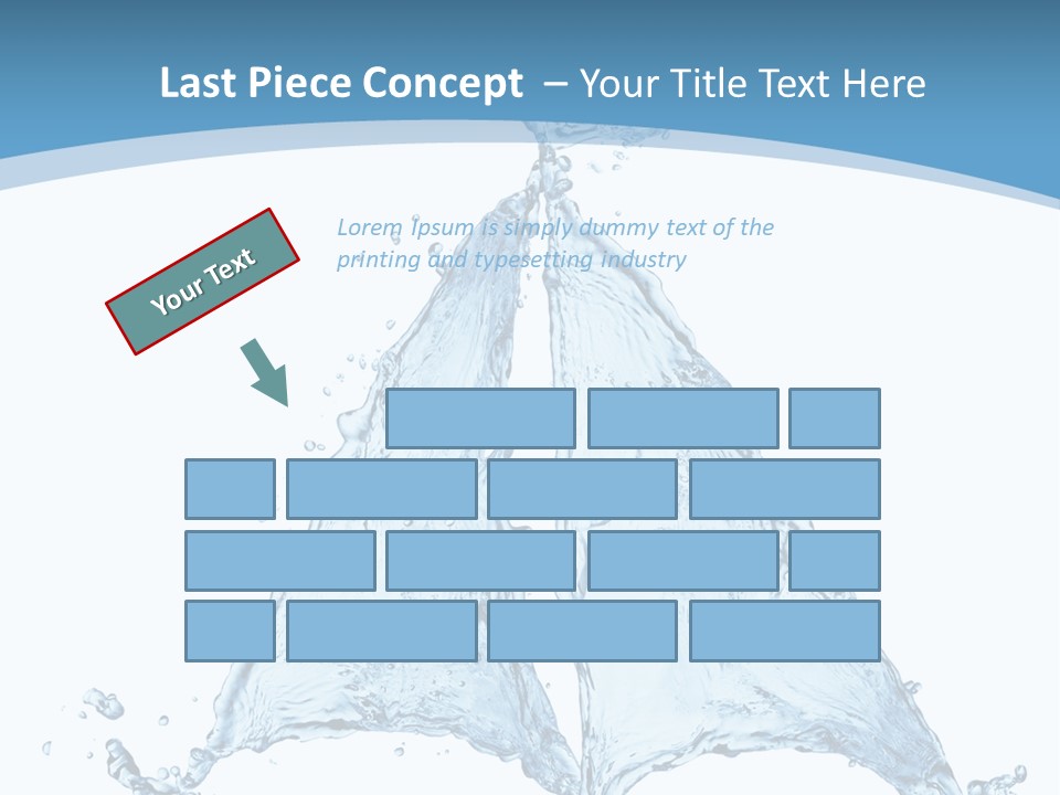 Wet Wave Drop PowerPoint Template