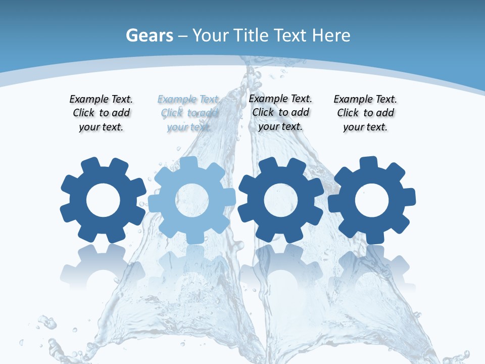 Wet Wave Drop PowerPoint Template