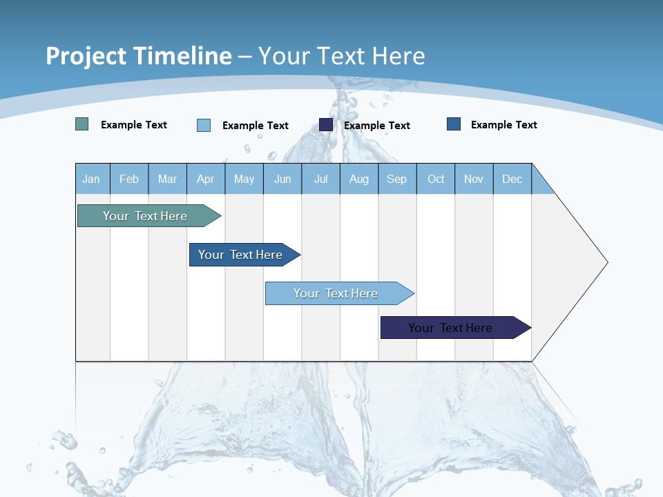 Wet Wave Drop PowerPoint Template