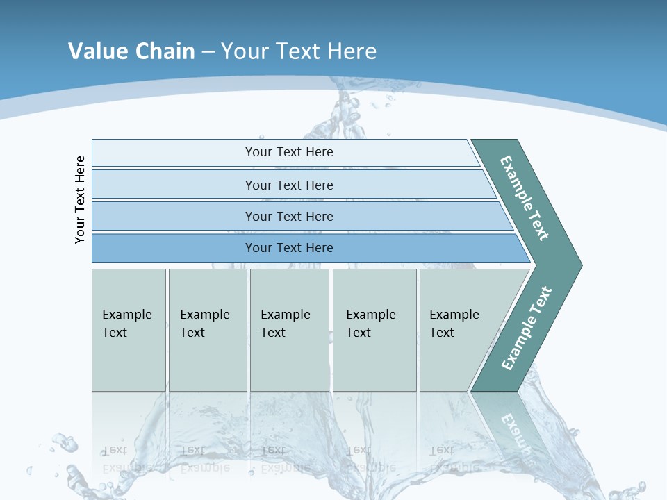 Wet Wave Drop PowerPoint Template
